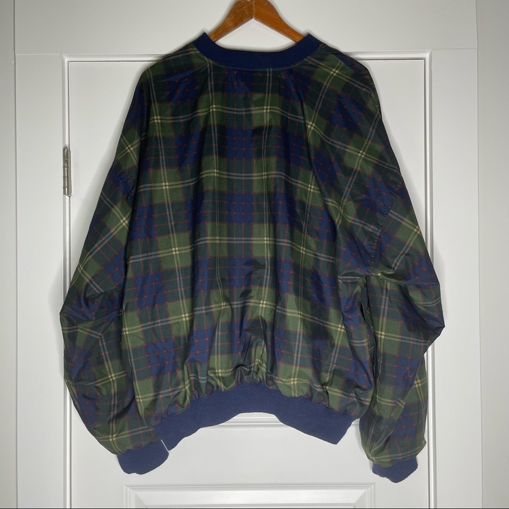 Vintage 1999 US Open Plaid Sweatshirt Windbreaker Sz XL - Picture 8 of 12